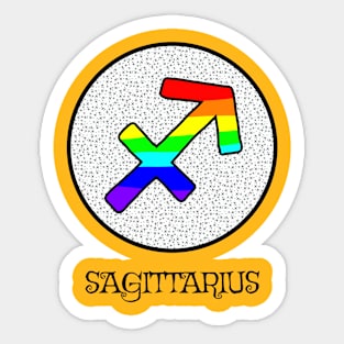 ZODIAC PRIDE SAGITTARIUS Sticker